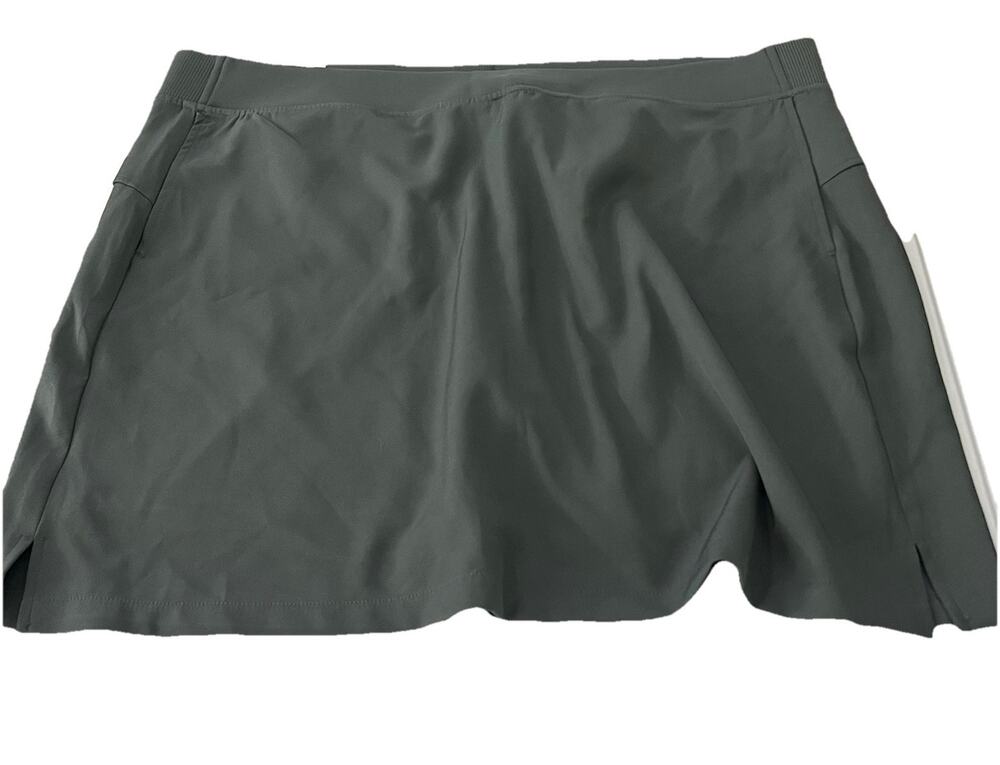 32 Degrees Cool Women's Soft 4-Way Stretch Comfort Skort, Green, Size XXL